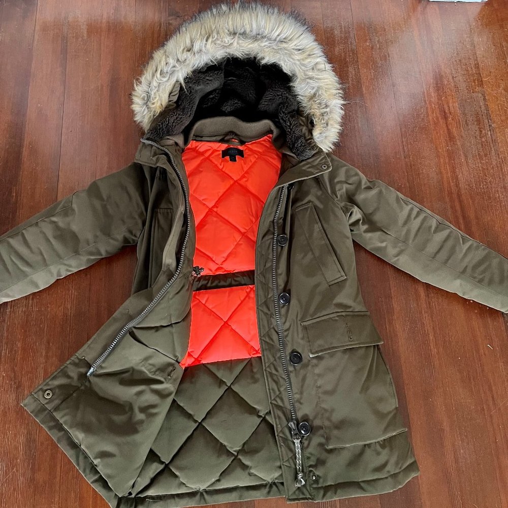 J.Crew Women's Petite Perfect Nordic Winter Parka XS